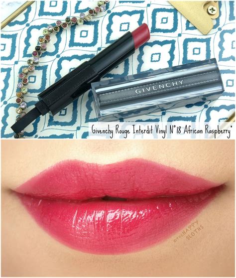 givenchy african raspberry|Givenchy Rouge Interdit Vinyl Lipstick .